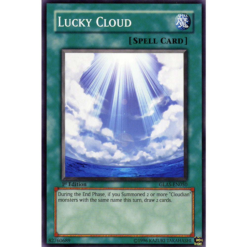 Lucky Cloud GLAS-EN050 Yu-Gi-Oh! Card from the Gladiator's Assault Set