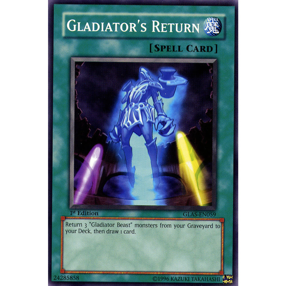 Gladiator's Return GLAS-EN059 Yu-Gi-Oh! Card from the Gladiator's Assault Set