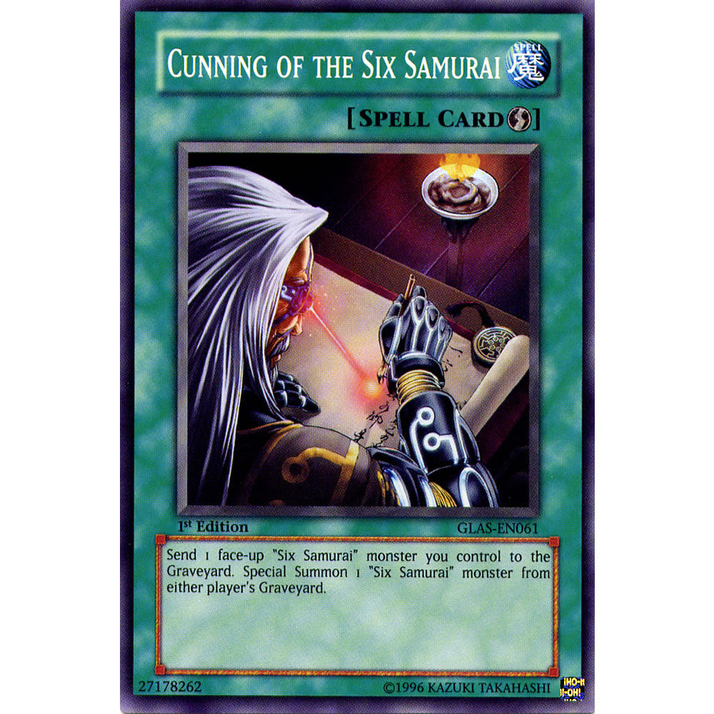 Cunning of the Six Samurai GLAS-EN061 Yu-Gi-Oh! Card from the Gladiator's Assault Set