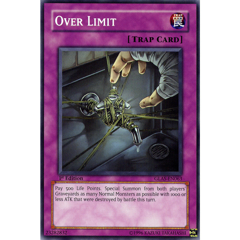 Over Limit GLAS-EN063 Yu-Gi-Oh! Card from the Gladiator's Assault Set