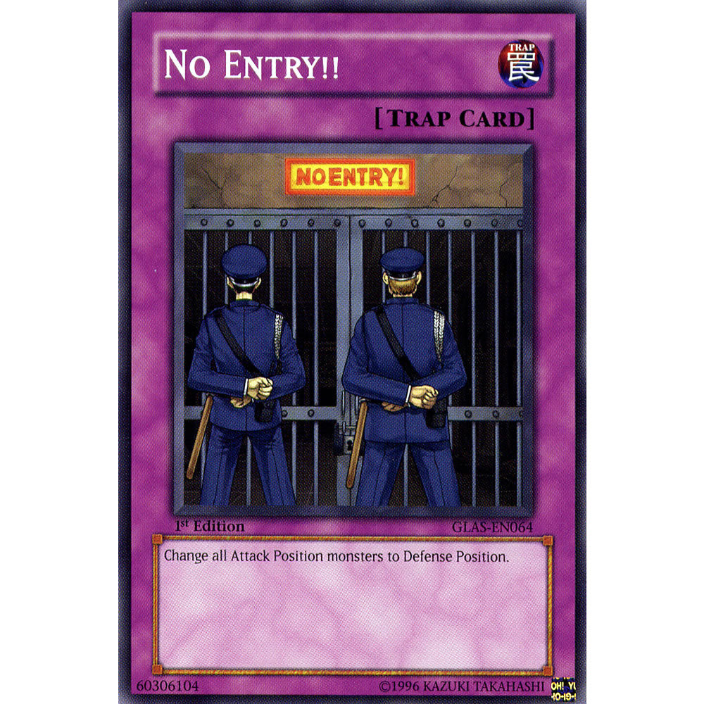 No Entry!! GLAS-EN064 Yu-Gi-Oh! Card from the Gladiator's Assault Set