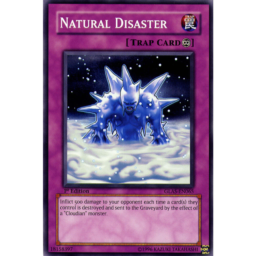 Natural Disaster GLAS-EN065 Yu-Gi-Oh! Card from the Gladiator's Assault Set