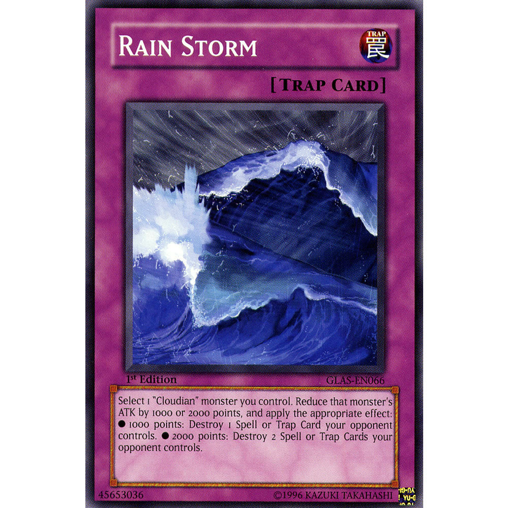 Rain Storm GLAS-EN066 Yu-Gi-Oh! Card from the Gladiator's Assault Set