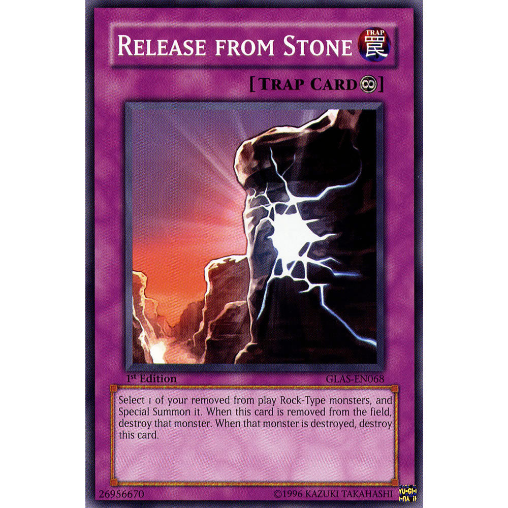 Release from Stone GLAS-EN068 Yu-Gi-Oh! Card from the Gladiator's Assault Set