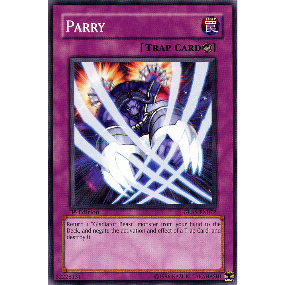 Parry GLAS-EN072 Yu-Gi-Oh! Card from the Gladiator's Assault Set