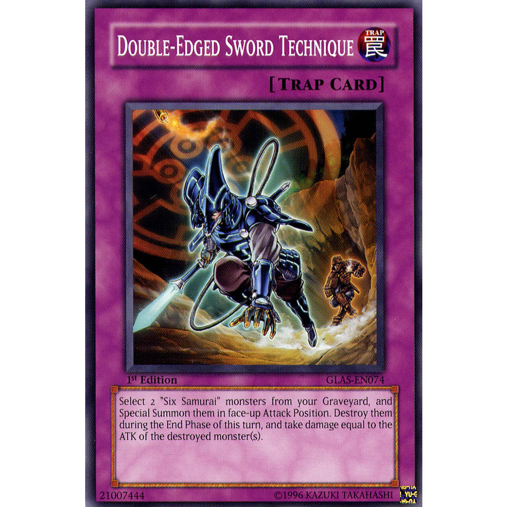Double-Edged Sword Technique GLAS-EN074 Yu-Gi-Oh! Card from the Gladiator's Assault Set