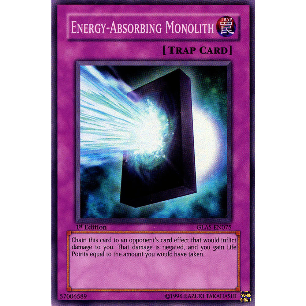 Energy-Absorbing Monolith GLAS-EN075 Yu-Gi-Oh! Card from the Gladiator's Assault Set