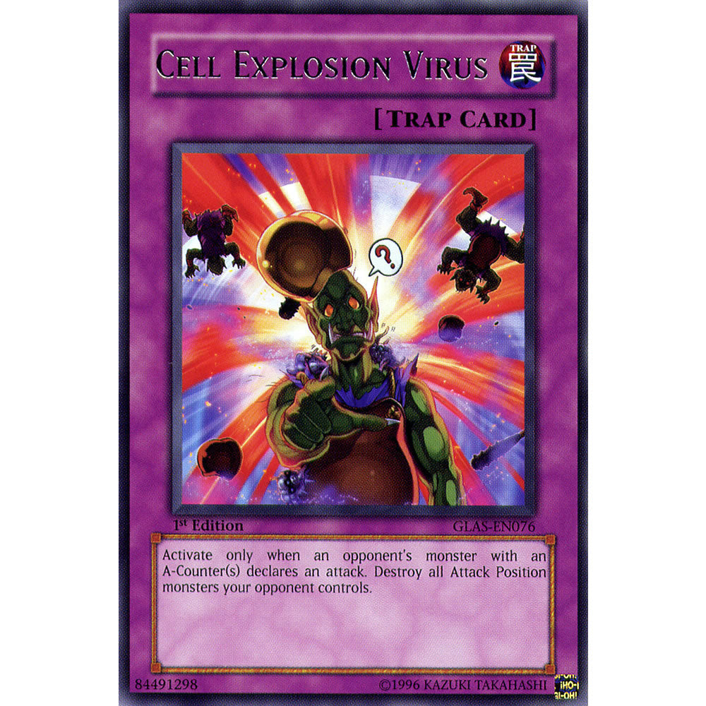 Cell Explosion Virus GLAS-EN076 Yu-Gi-Oh! Card from the Gladiator's Assault Set