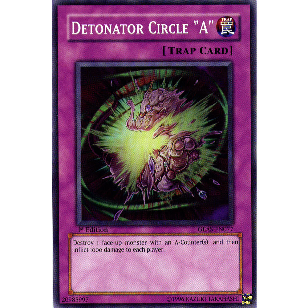 Detonator Circle "A" GLAS-EN077 Yu-Gi-Oh! Card from the Gladiator's Assault Set
