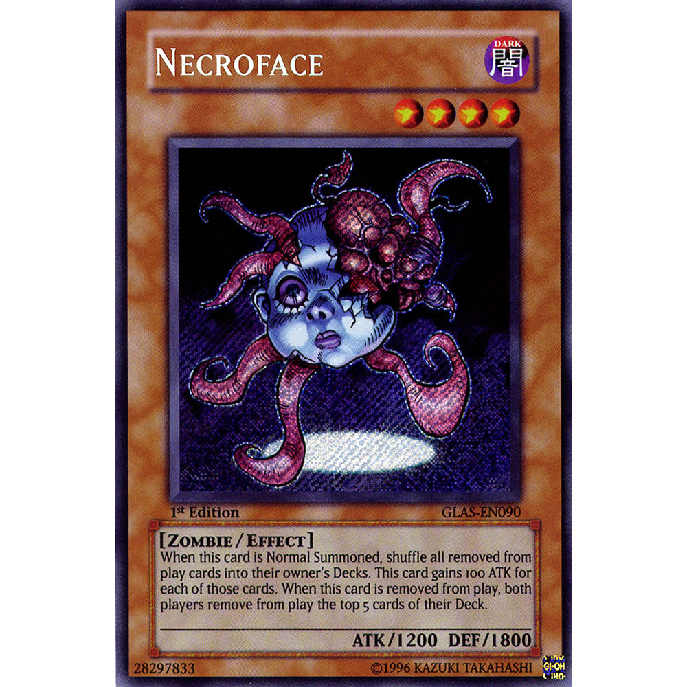 Necroface GLAS-EN090 Yu-Gi-Oh! Card from the Gladiator's Assault Set