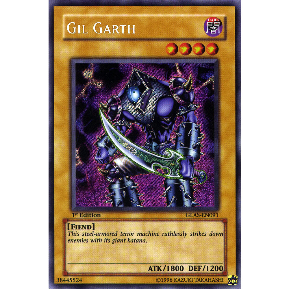 Gil Garth GLAS-EN091 Yu-Gi-Oh! Card from the Gladiator's Assault Set