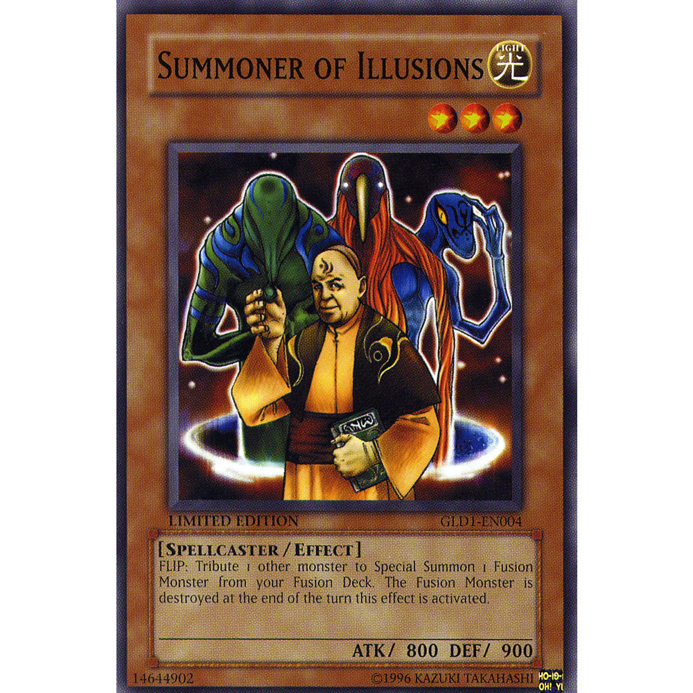 Summoner of Illusions GLD1-EN004 Yu-Gi-Oh! Card from the Gold Series 1 Set