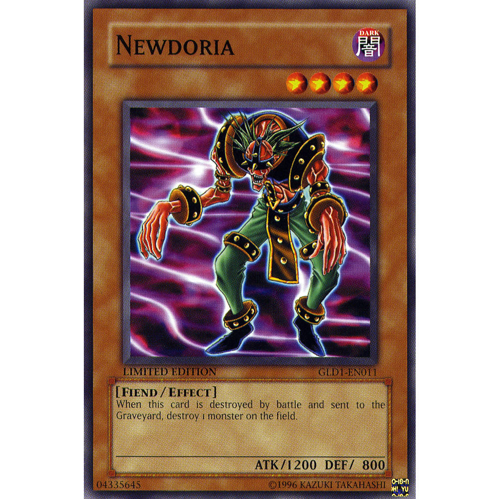 Newdoria GLD1-EN011 Yu-Gi-Oh! Card from the Gold Series 1 Set