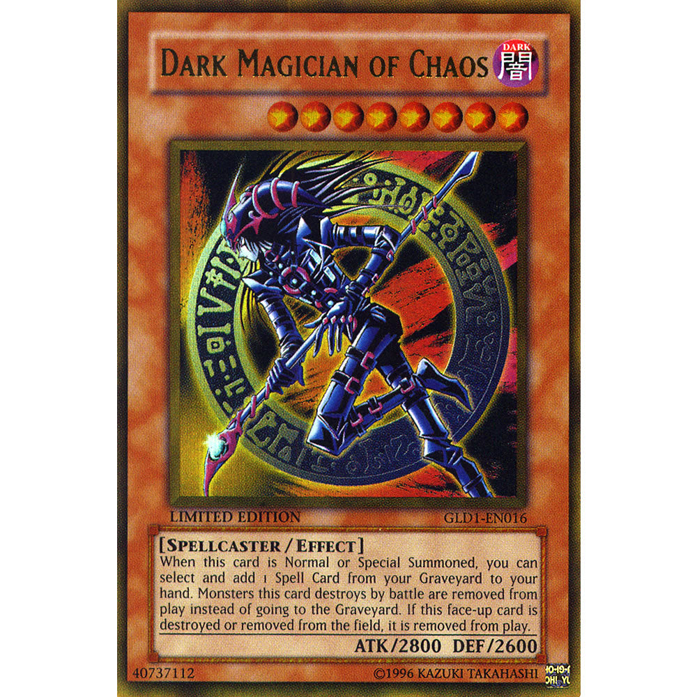 Dark Magician of Chaos GLD1-EN016 Yu-Gi-Oh! Card from the Gold Series 1 Set