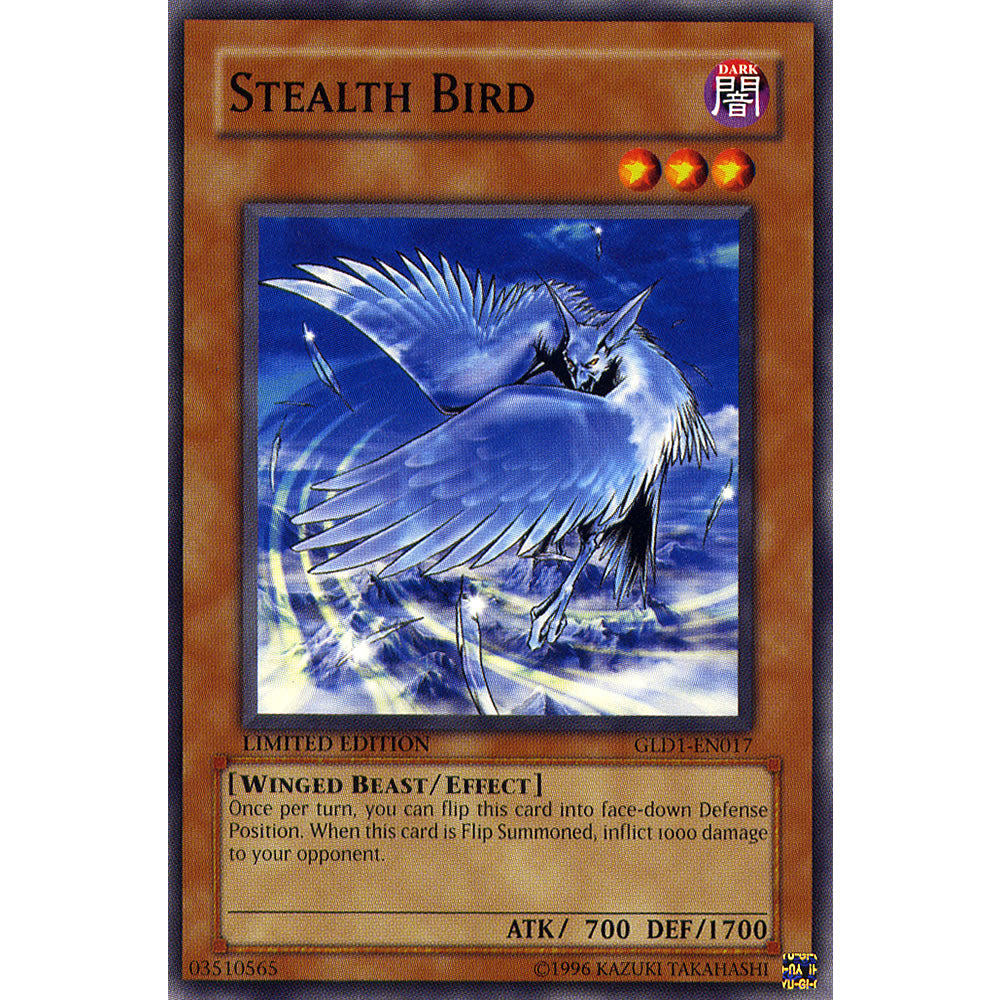 Stealth Bird GLD1-EN017 Yu-Gi-Oh! Card from the Gold Series 1 Set