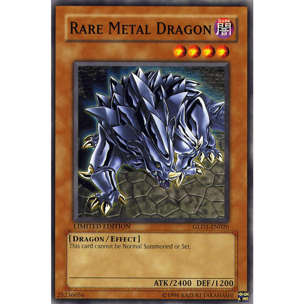 Rare Metal Dragon GLD1-EN020 Yu-Gi-Oh! Card from the Gold Series 1 Set