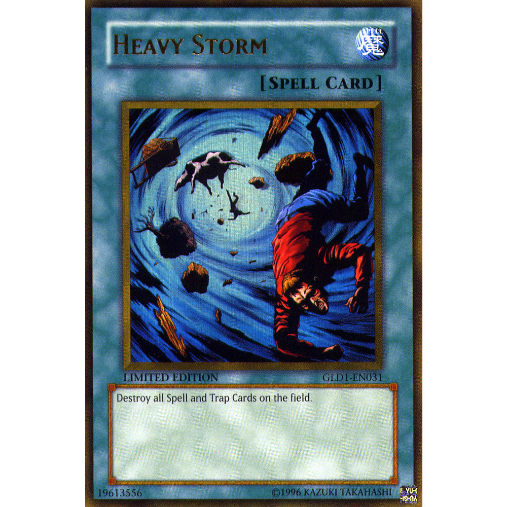 Heavy Storm GLD1-EN031 Yu-Gi-Oh! Card from the Gold Series 1 Set