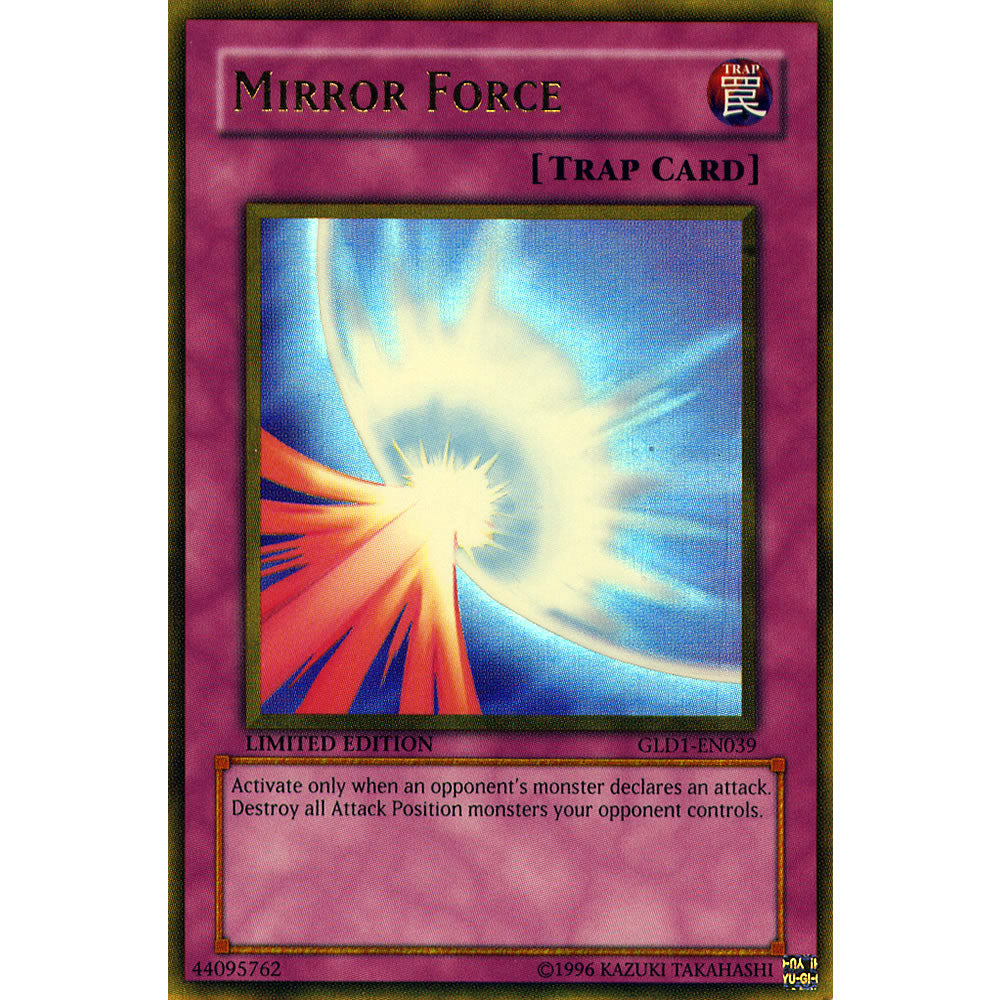 Mirror Force GLD1-EN039 Yu-Gi-Oh! Card from the Gold Series 1 Set