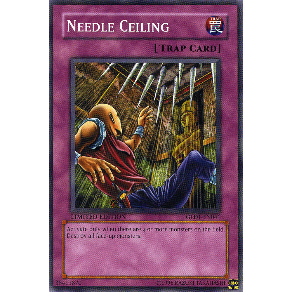 Needle Ceiling GLD1-EN041 Yu-Gi-Oh! Card from the Gold Series 1 Set