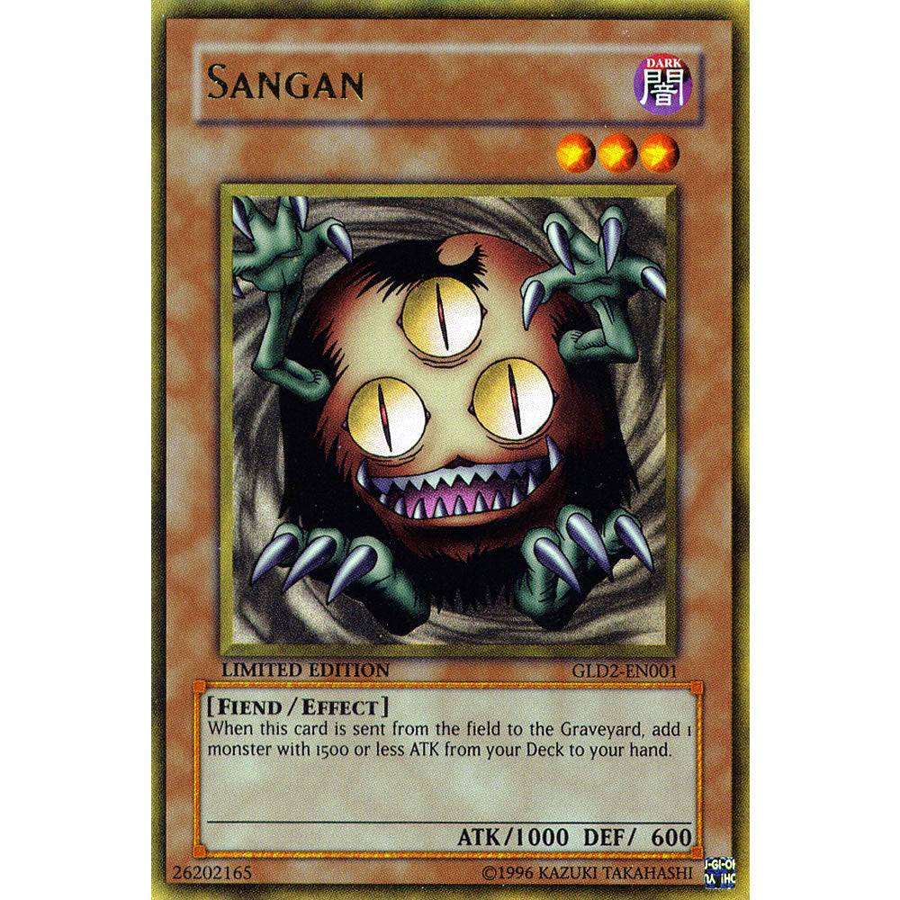 Sangan GLD2-EN001 Yu-Gi-Oh! Card from the Gold Series 2 (2009) Set