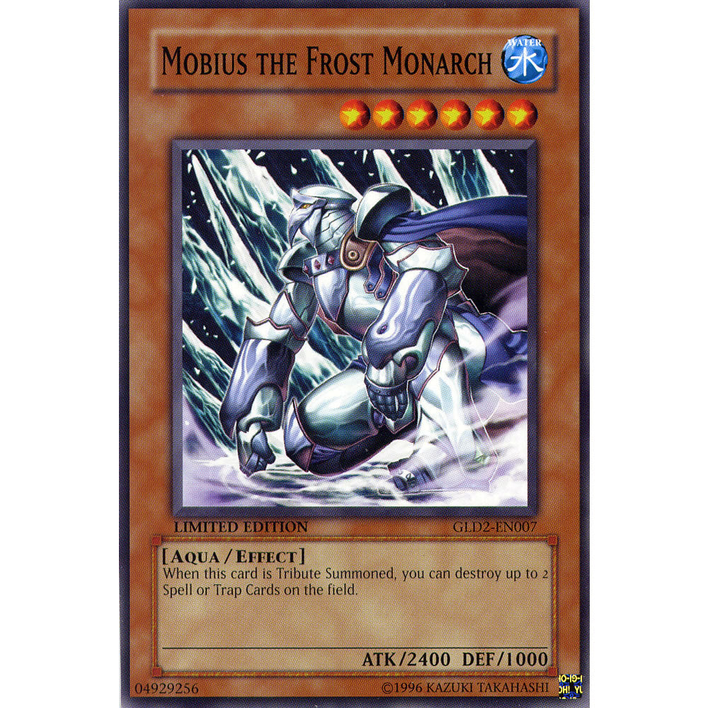 Mobius the Frost Monarch GLD2-EN007 Yu-Gi-Oh! Card from the Gold Series 2 (2009) Set