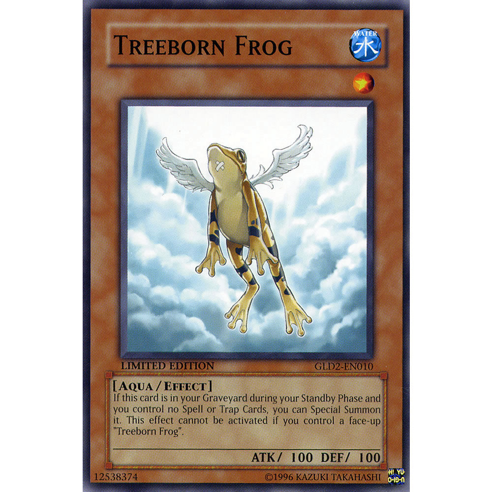 Treeborn Frog GLD2-EN010 Yu-Gi-Oh! Card from the Gold Series 2 (2009) Set