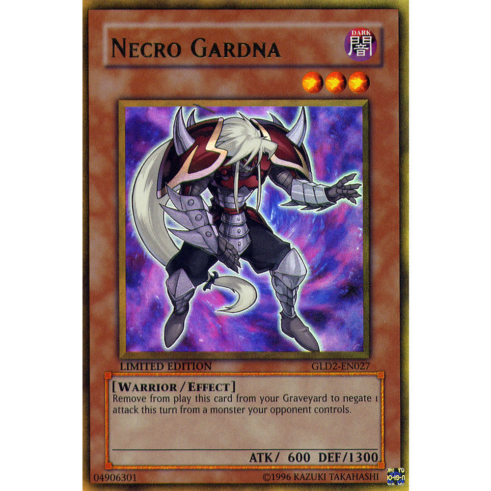 Necro Gardna GLD2-EN027 Yu-Gi-Oh! Card from the Gold Series 2 (2009) Set