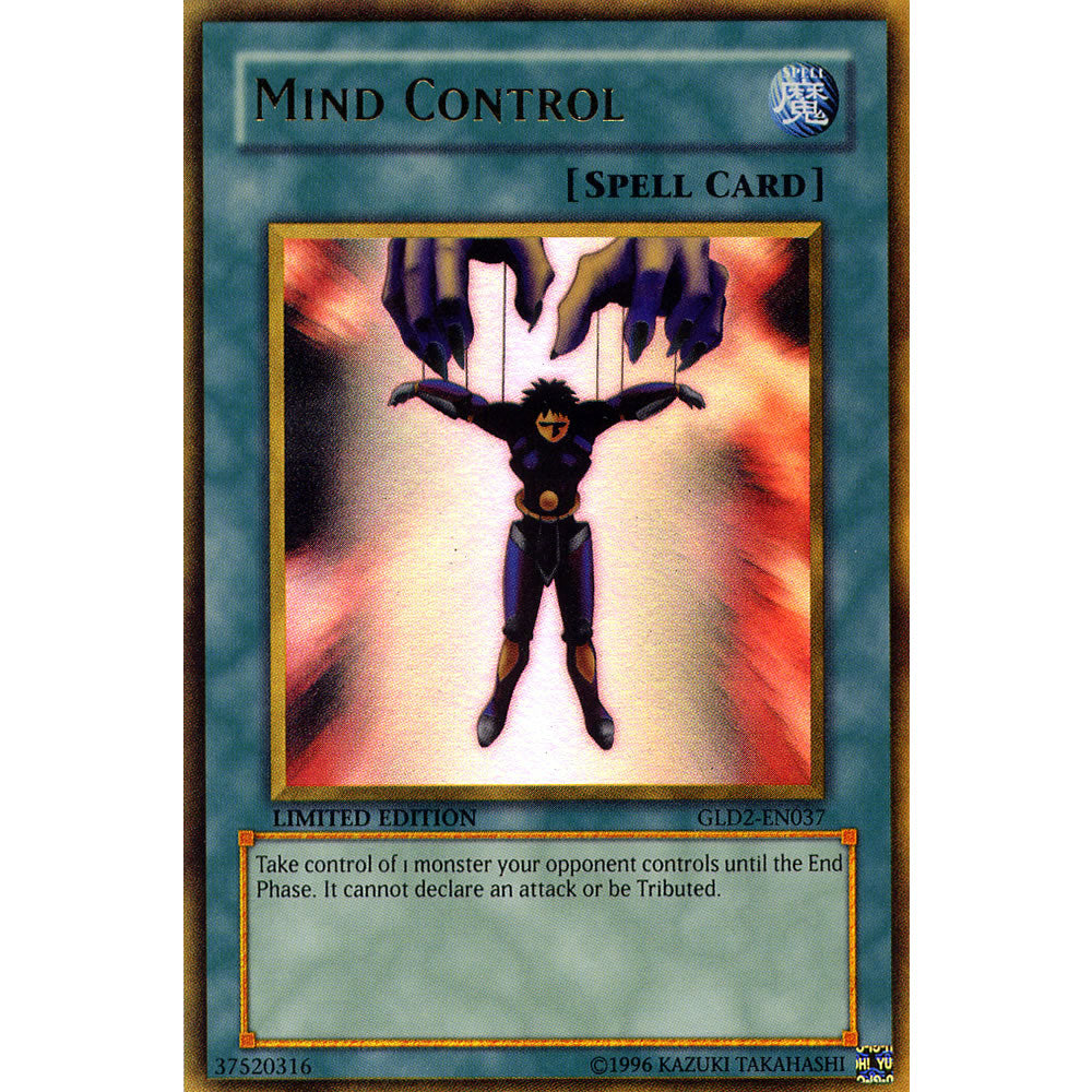 Mind Control GLD2-EN037 Yu-Gi-Oh! Card from the Gold Series 2 (2009) Set