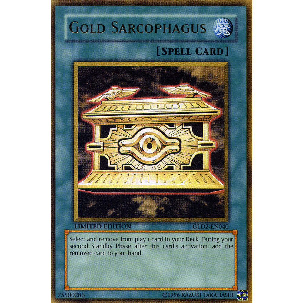 Gold Sarcophagus GLD2-EN040 Yu-Gi-Oh! Card from the Gold Series 2 (2009) Set
