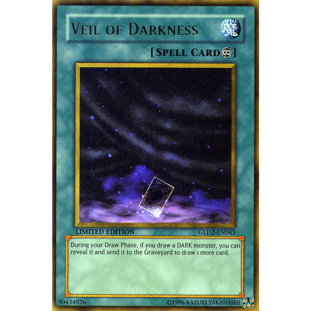 Veil of Darkness GLD2-EN043 Yu-Gi-Oh! Card from the Gold Series 2 (2009) Set