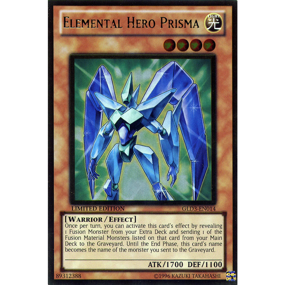 Elemental Hero Prisma GLD3-EN014 Yu-Gi-Oh! Card from the Gold Series 3 Set