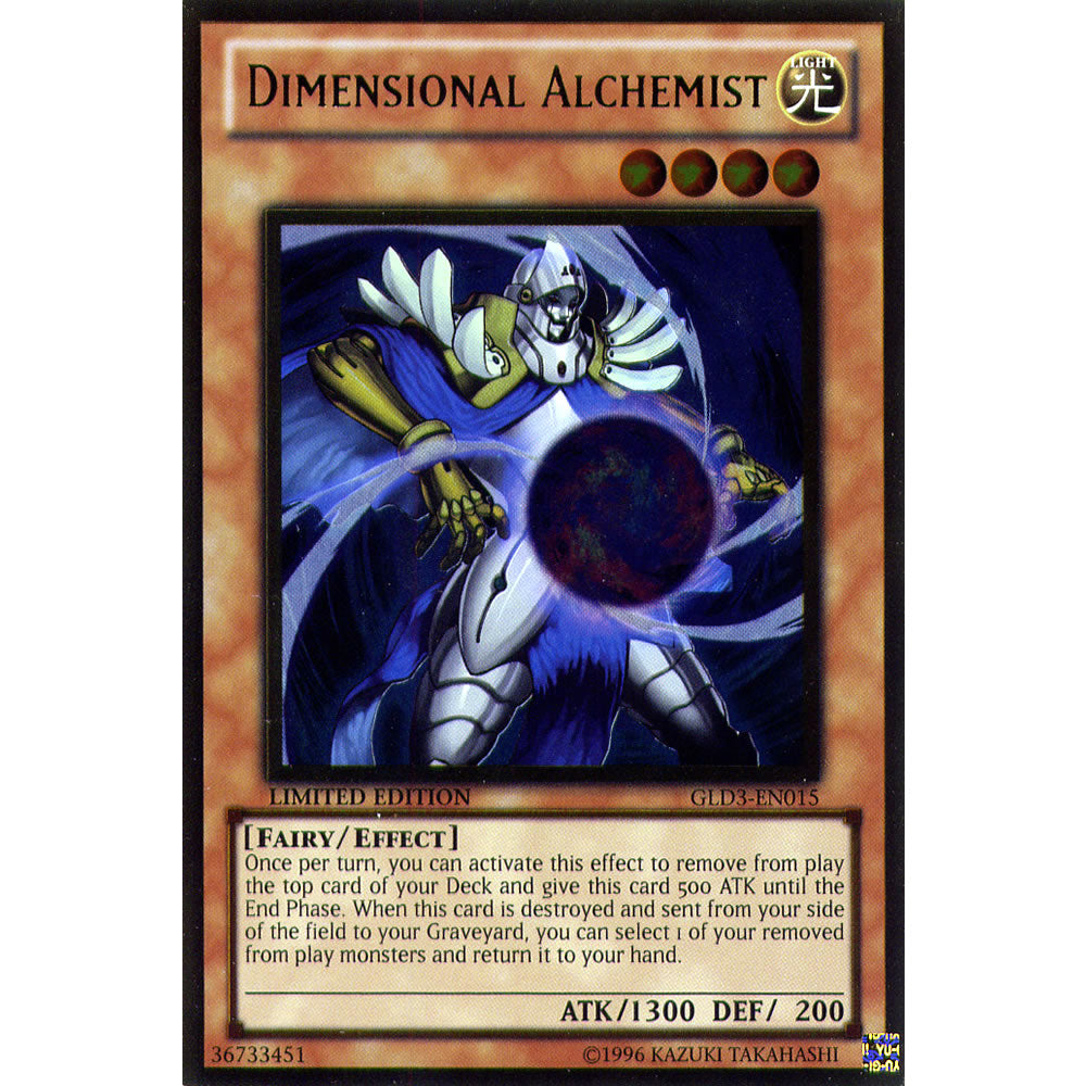 Dimensional Alchemist GLD3-EN015 Yu-Gi-Oh! Card from the Gold Series 3 Set