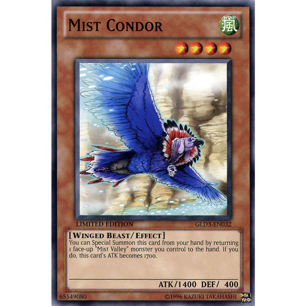 Mist Condor GLD3-EN032 Yu-Gi-Oh! Card from the Gold Series 3 Set