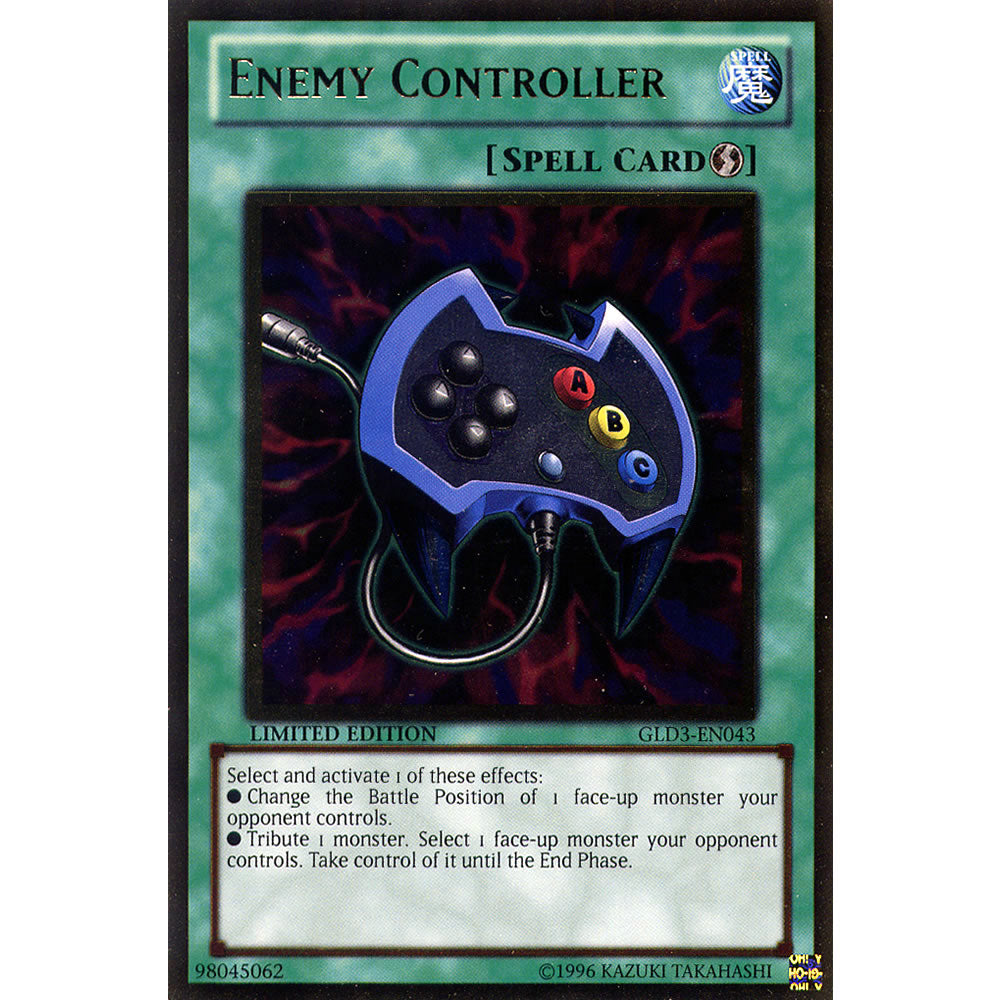 Enemy Controller GLD3-EN043 Yu-Gi-Oh! Card from the Gold Series 3 Set