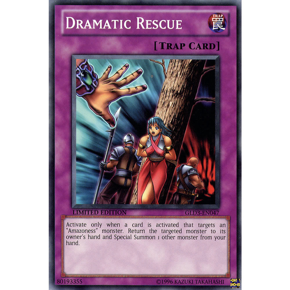 Dramatic Rescue GLD3-EN047 Yu-Gi-Oh! Card from the Gold Series 3 Set
