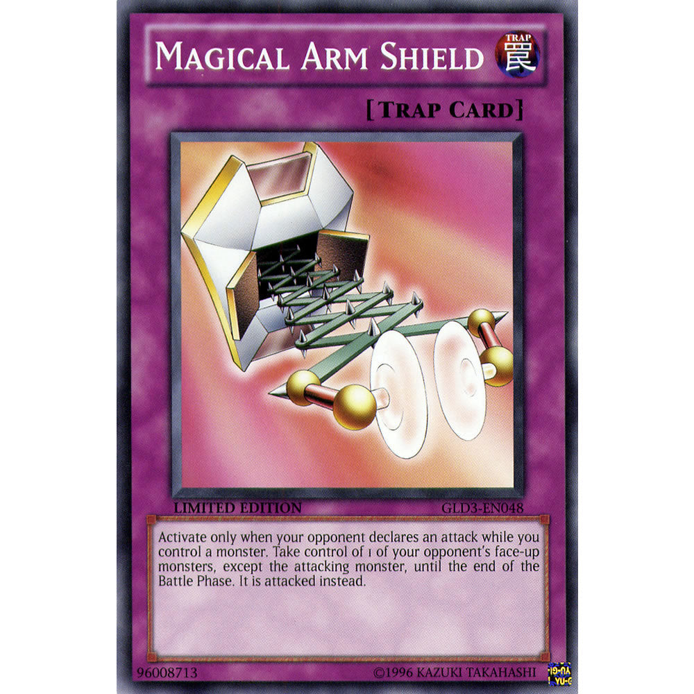 Magical Arm Shield GLD3-EN048 Yu-Gi-Oh! Card from the Gold Series 3 Set