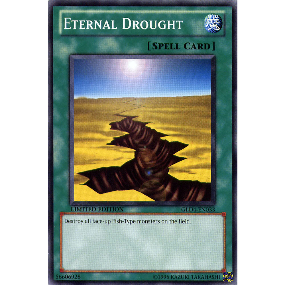 Eternal Drought GLD4-EN033 Yu-Gi-Oh! Card from the Gold Series 4: Pyramids Edition Set