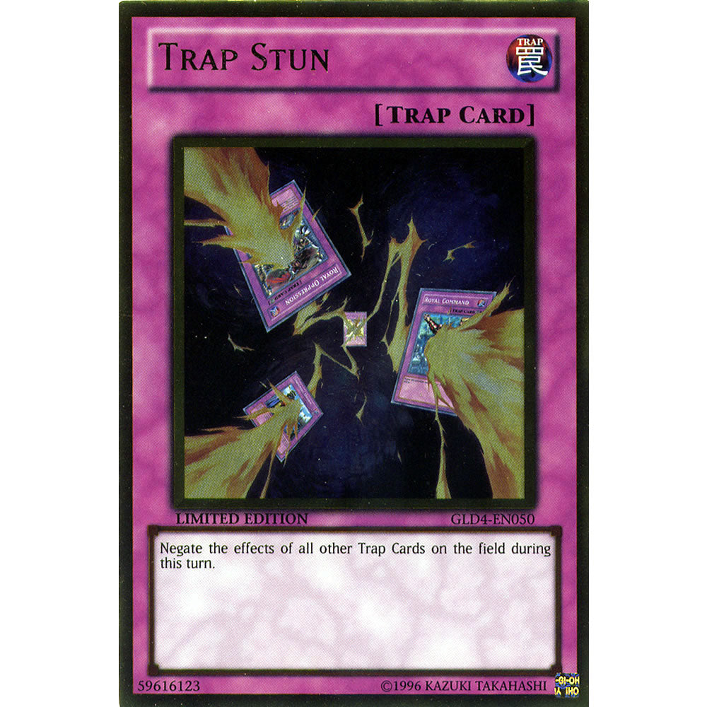Trap Stun GLD4-EN050 Yu-Gi-Oh! Card from the Gold Series 4: Pyramids Edition Set