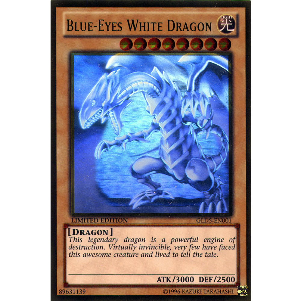 Blue-Eyes White Dragon GLD5-EN001 Yu-Gi-Oh! Card from the Gold Series: Haunted Mine Set