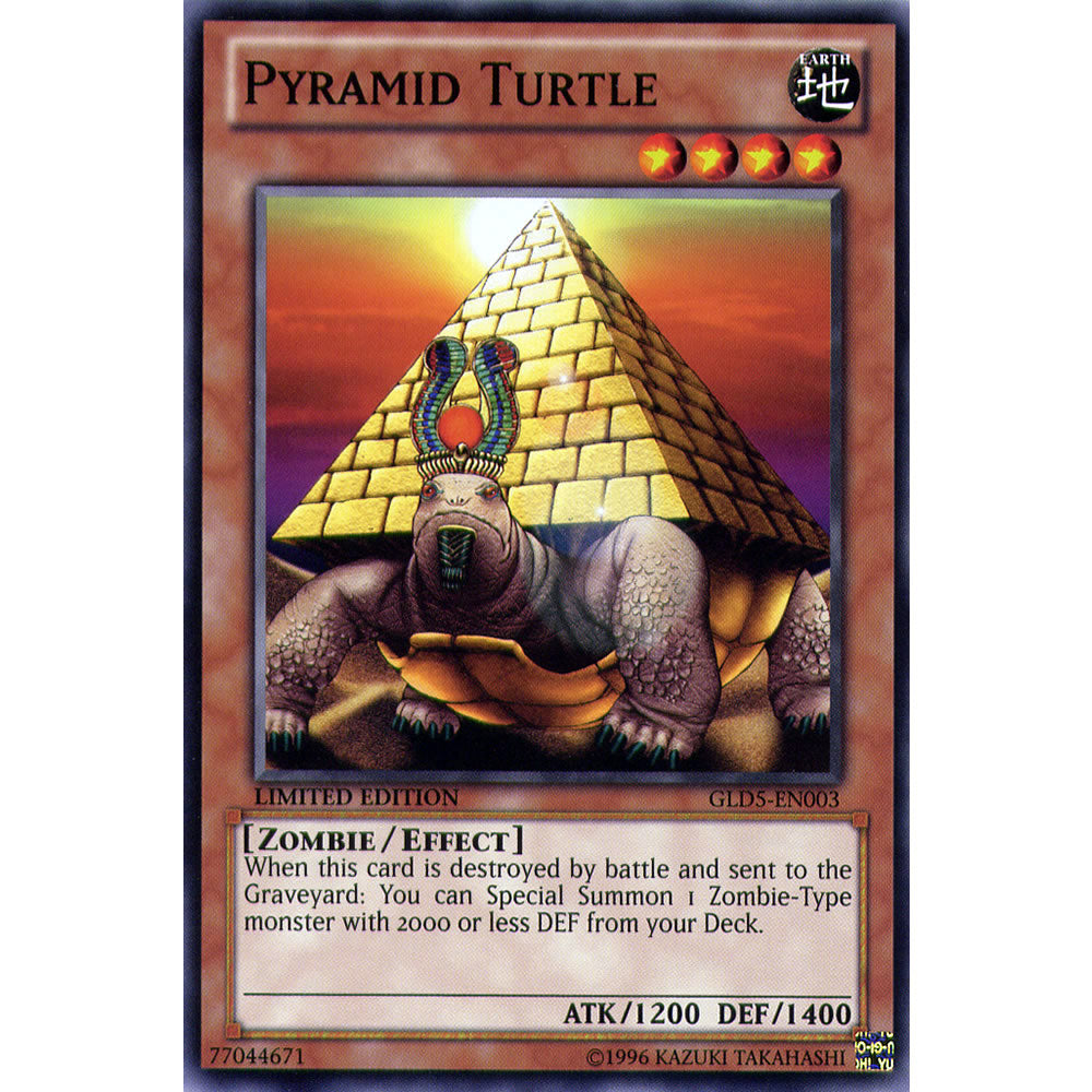 Pyramid Turtle GLD5-EN003 Yu-Gi-Oh! Card from the Gold Series: Haunted Mine Set
