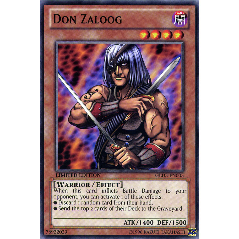 Don Zaloog GLD5-EN005 Yu-Gi-Oh! Card from the Gold Series: Haunted Mine Set