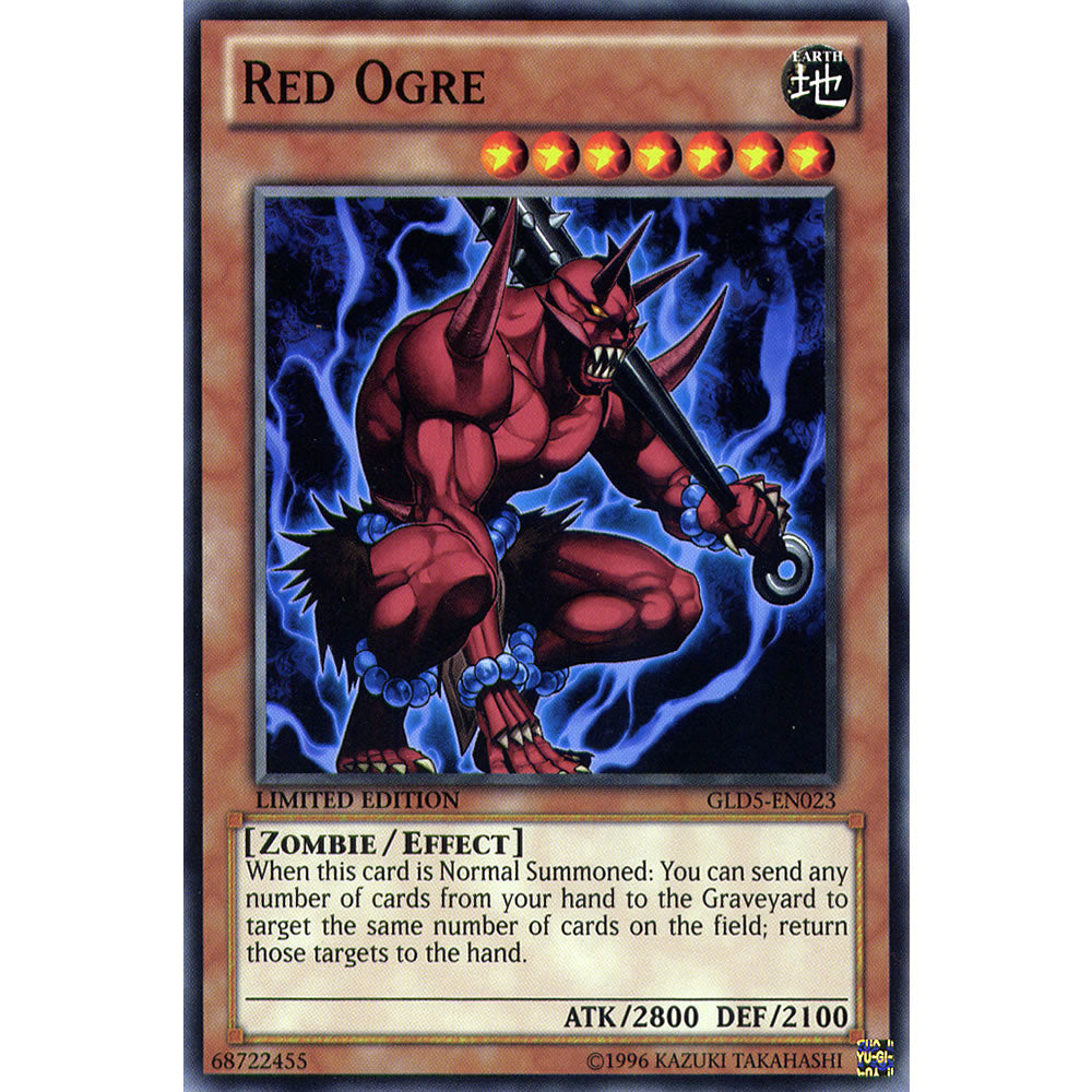 Red Ogre GLD5-EN023 Yu-Gi-Oh! Card from the Gold Series: Haunted Mine Set