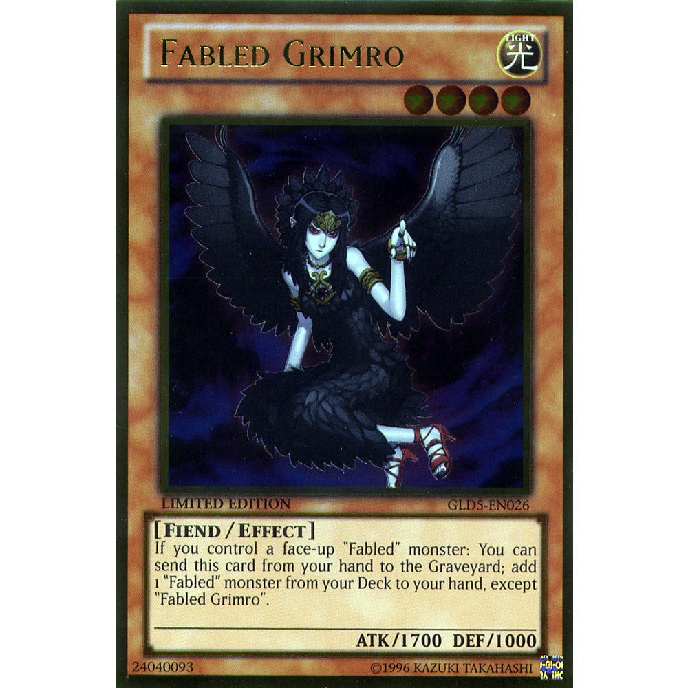 Fabled Grimro GLD5-EN026 Yu-Gi-Oh! Card from the Gold Series: Haunted Mine Set