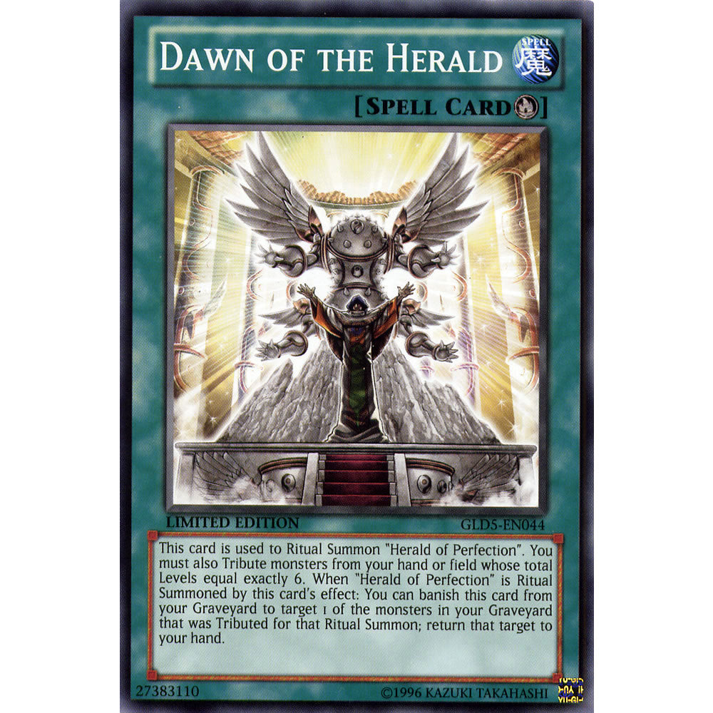Dawn of the Herald GLD5-EN044 Yu-Gi-Oh! Card from the Gold Series: Haunted Mine Set
