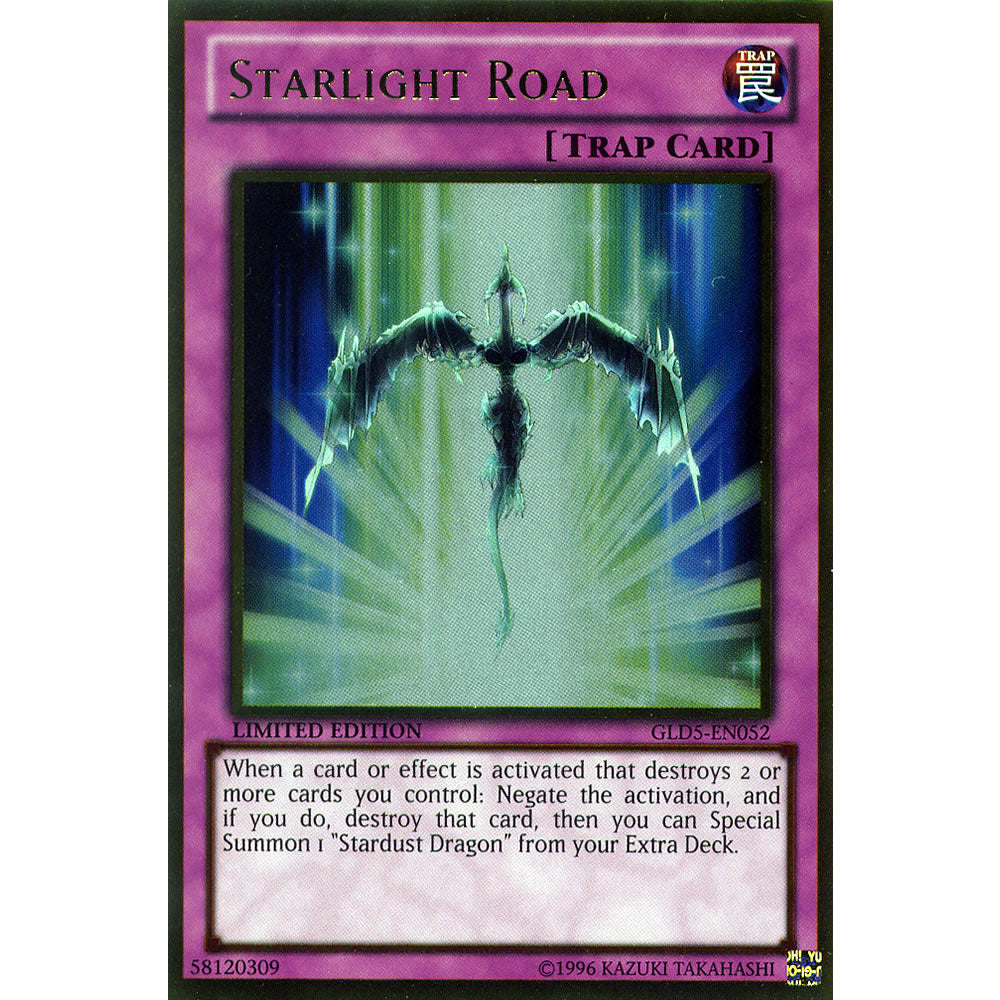 Starlight Road GLD5-EN052 Yu-Gi-Oh! Card from the Gold Series: Haunted Mine Set