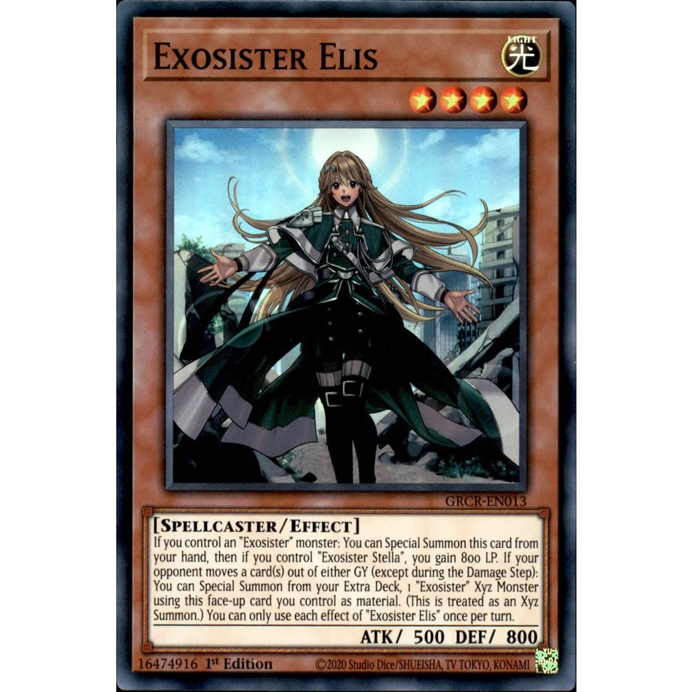 Exosister Elis GRCR-EN013 Yu-Gi-Oh! Card from the The Grand Creators Set