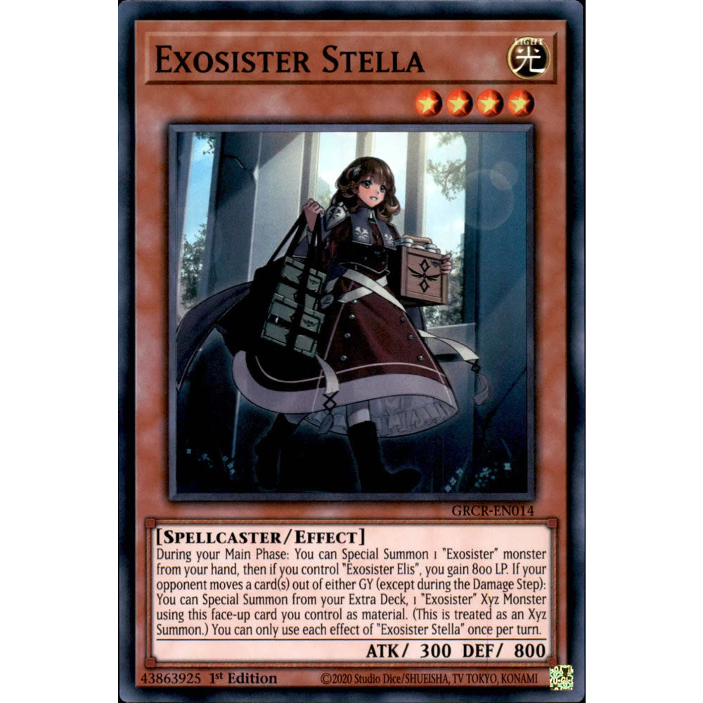 Exosister Stella GRCR-EN014 Yu-Gi-Oh! Card from the The Grand Creators Set