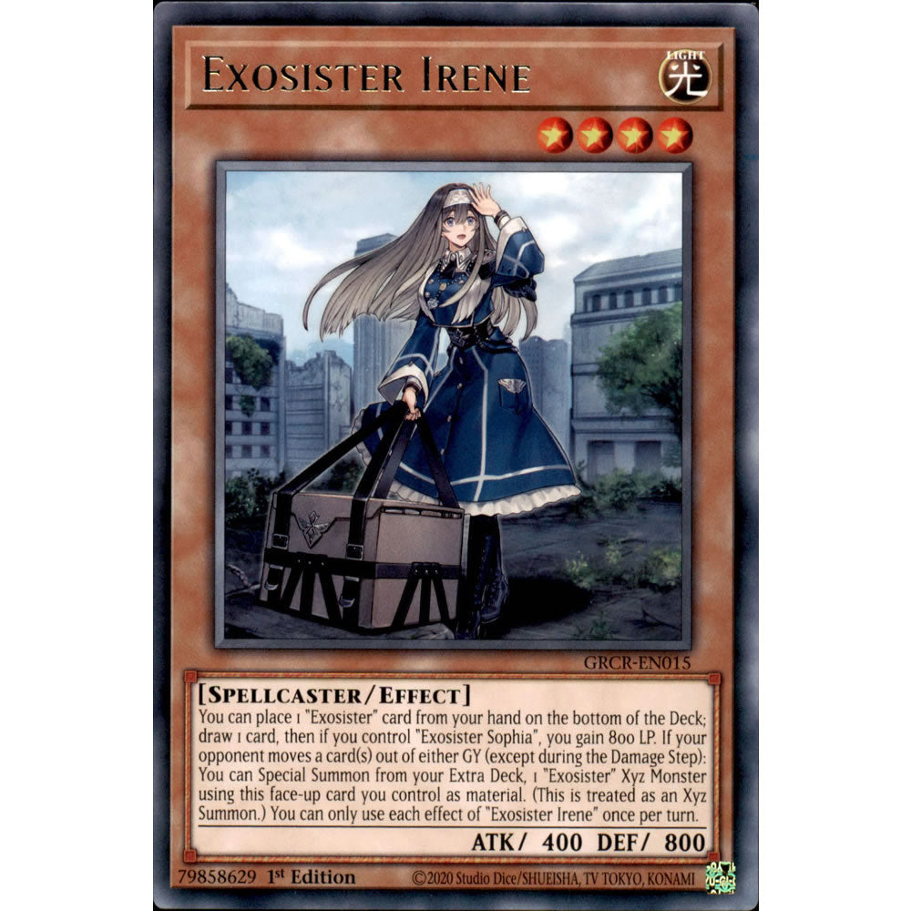 Exosister Irene GRCR-EN015 Yu-Gi-Oh! Card from the The Grand Creators Set