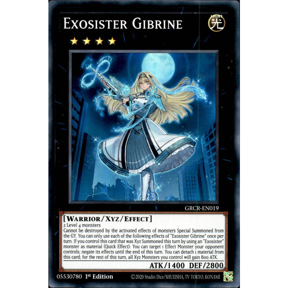 Exosister Gibrine GRCR-EN019 Yu-Gi-Oh! Card from the The Grand Creators Set