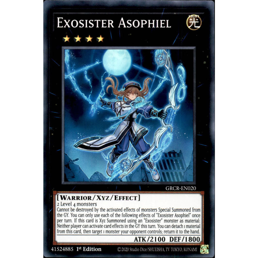 Exosister Asophiel GRCR-EN020 Yu-Gi-Oh! Card from the The Grand Creators Set